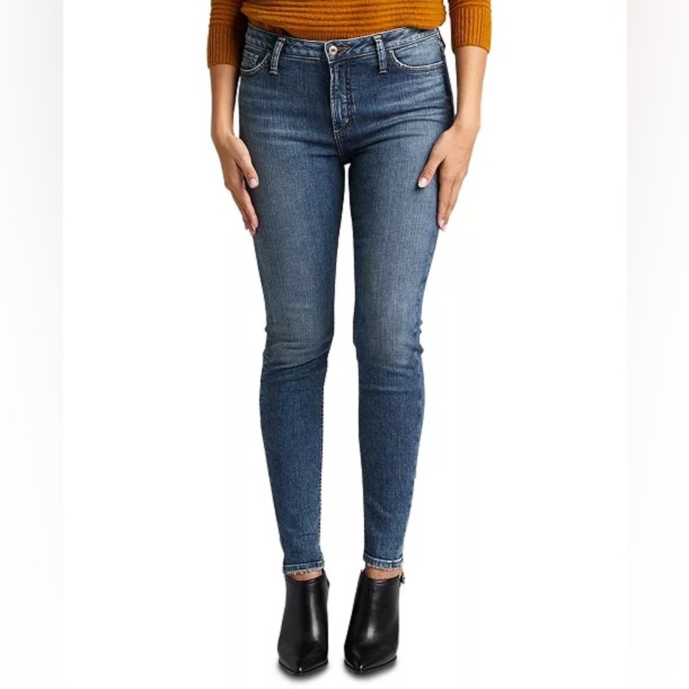 SILVER JEANS CO. High Note Skinny Leg Jean nwt 27waist 29 inseam